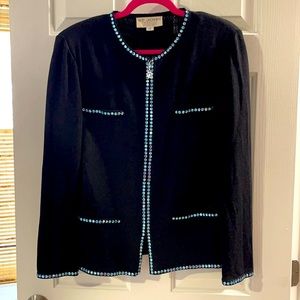 St John Evening Zip front jacket